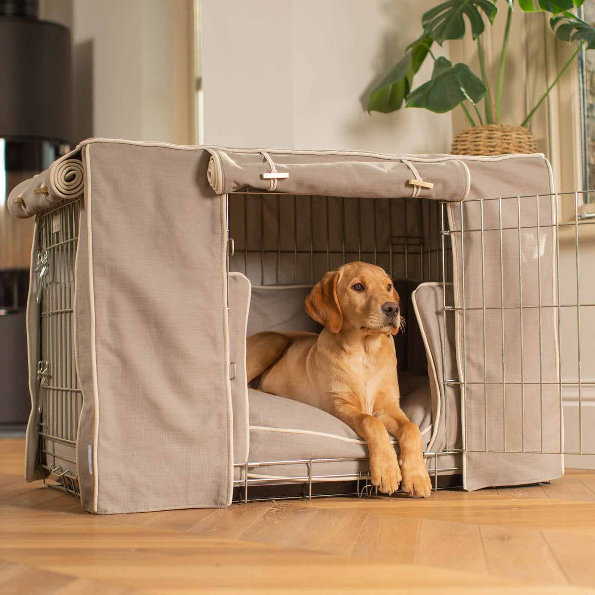 Dog Crate Set in Savanna Stone, view 8