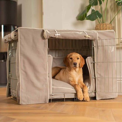 Dog Crate Set in Savanna Stone, view 7
