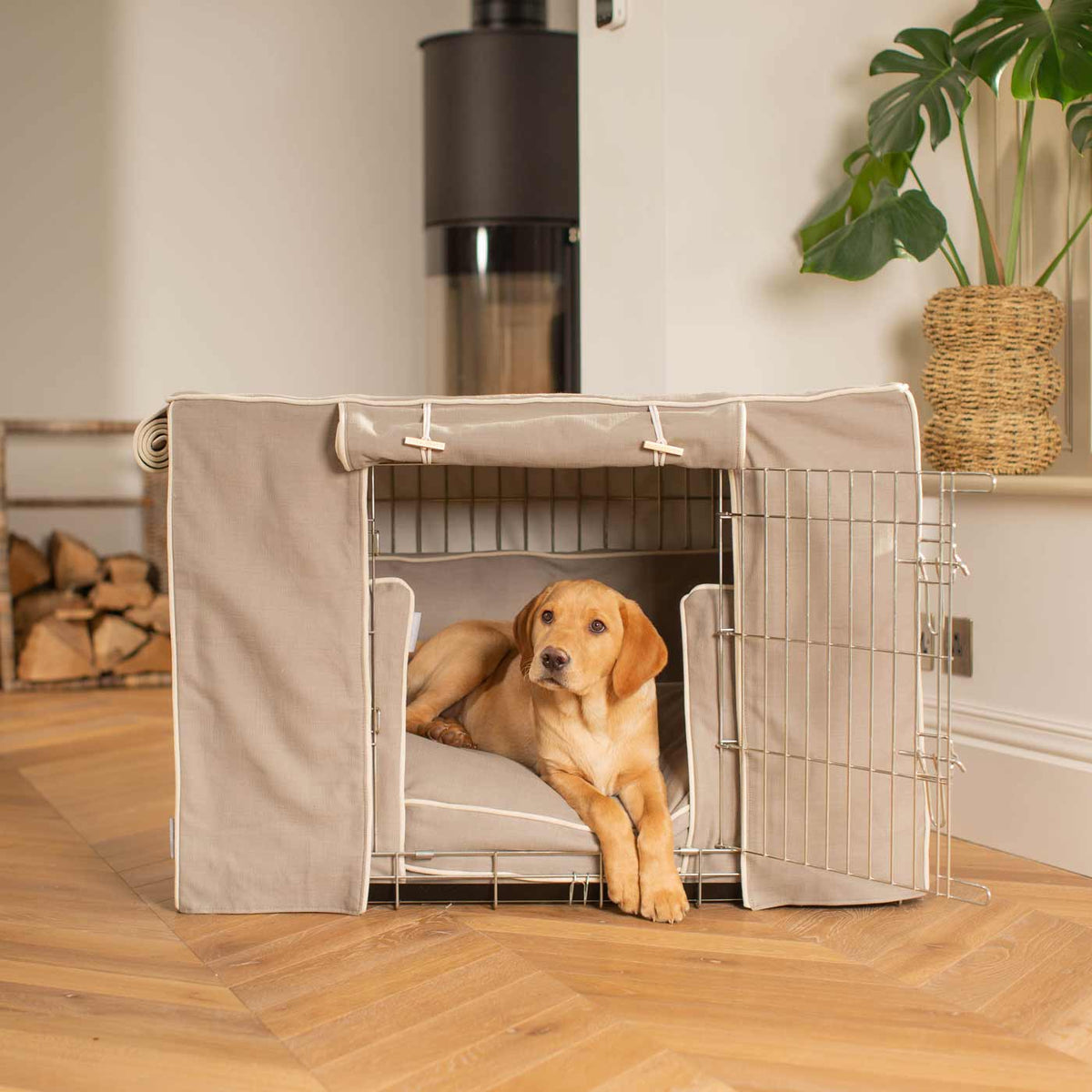 Dog Crate Set in Savanna Stone, view 6