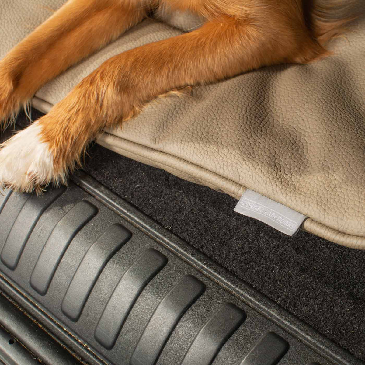 Travel Mat in Sand Rhino Tough Faux Leather, view 6