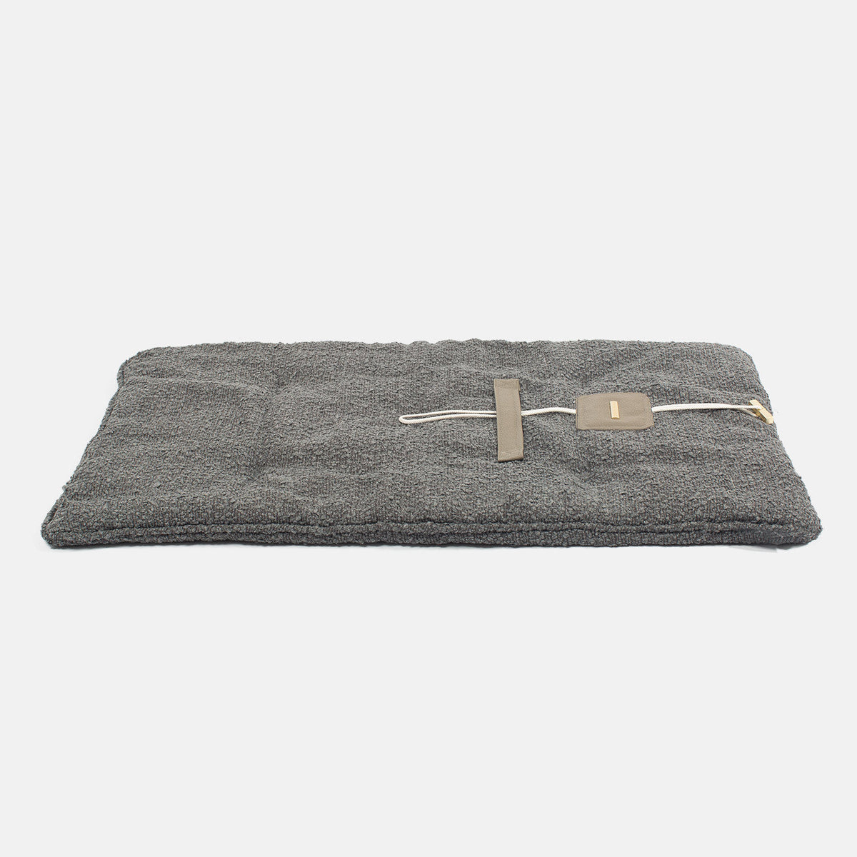 Travel Mat in Granite Bouclé, view 6