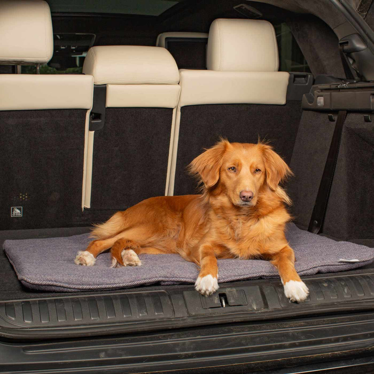 Travel Mat in Oxford Herringbone Tweed, view 5