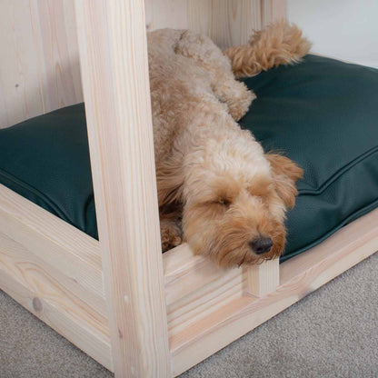 Wooden Salcombe Open Dog Crate with Drawer, view 2