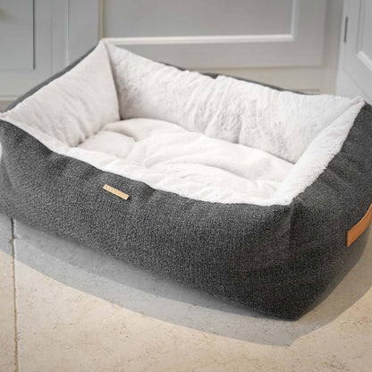 Essentials Herdwick Box Bed in Graphite, view 3