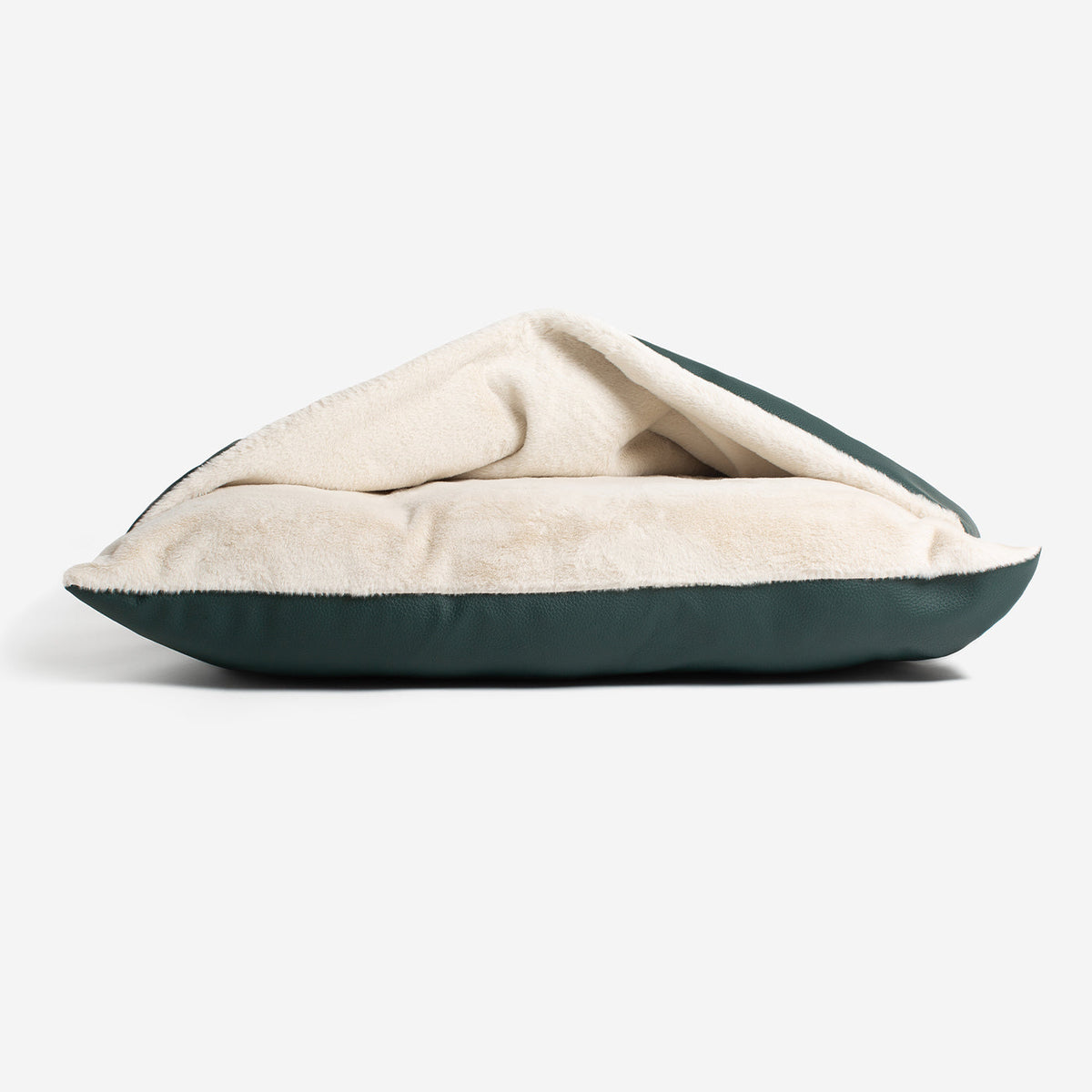 Sleepy Burrows Bed With Removable Cover in Forest Rhino Tough Faux Leather, view 6