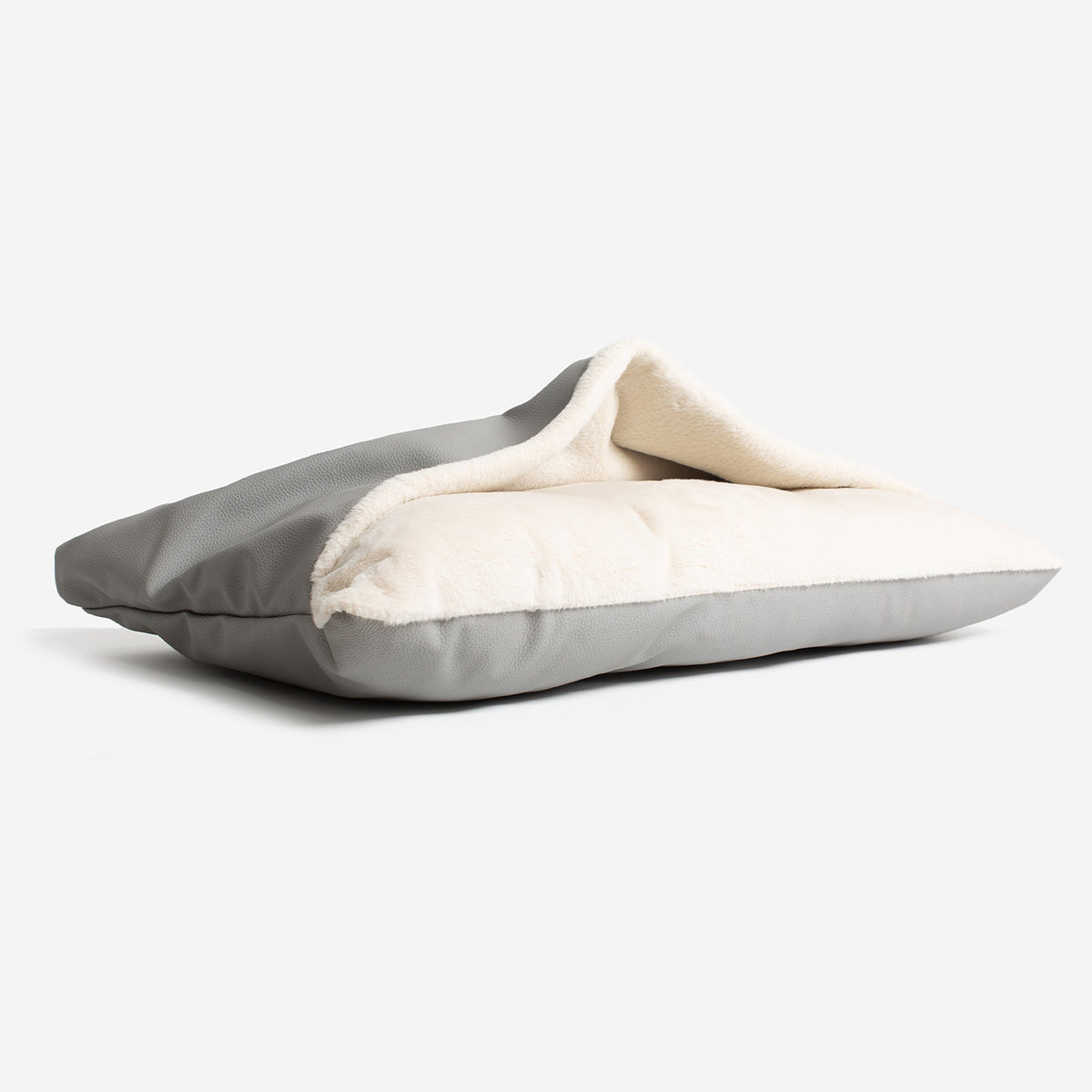 Sleepy Burrows Bed With Removable Cover in Granite Rhino Tough Faux Leather, view 7