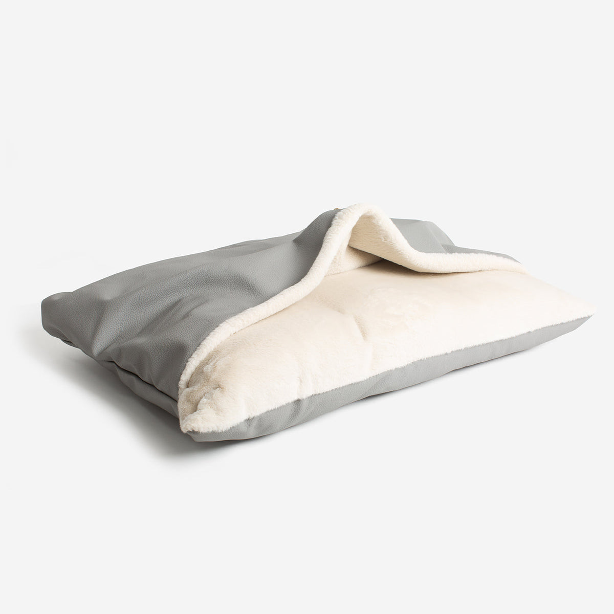 Sleepy Burrows Bed With Removable Cover in Granite Rhino Tough Faux Leather, view 9
