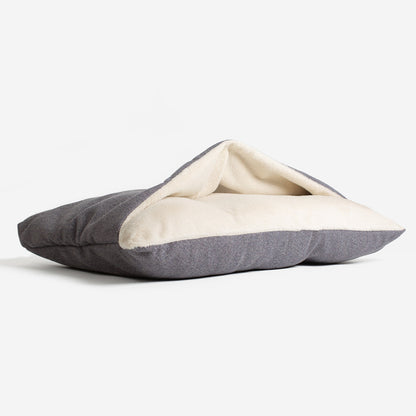 Sleepy Burrows Bed With Removable Cover in Oxford Herringbone, view 9