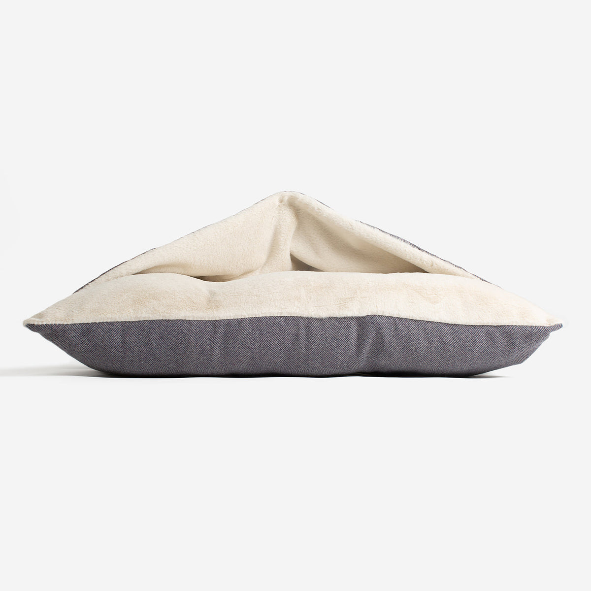 Sleepy Burrows Bed With Removable Cover in Oxford Herringbone, view 10