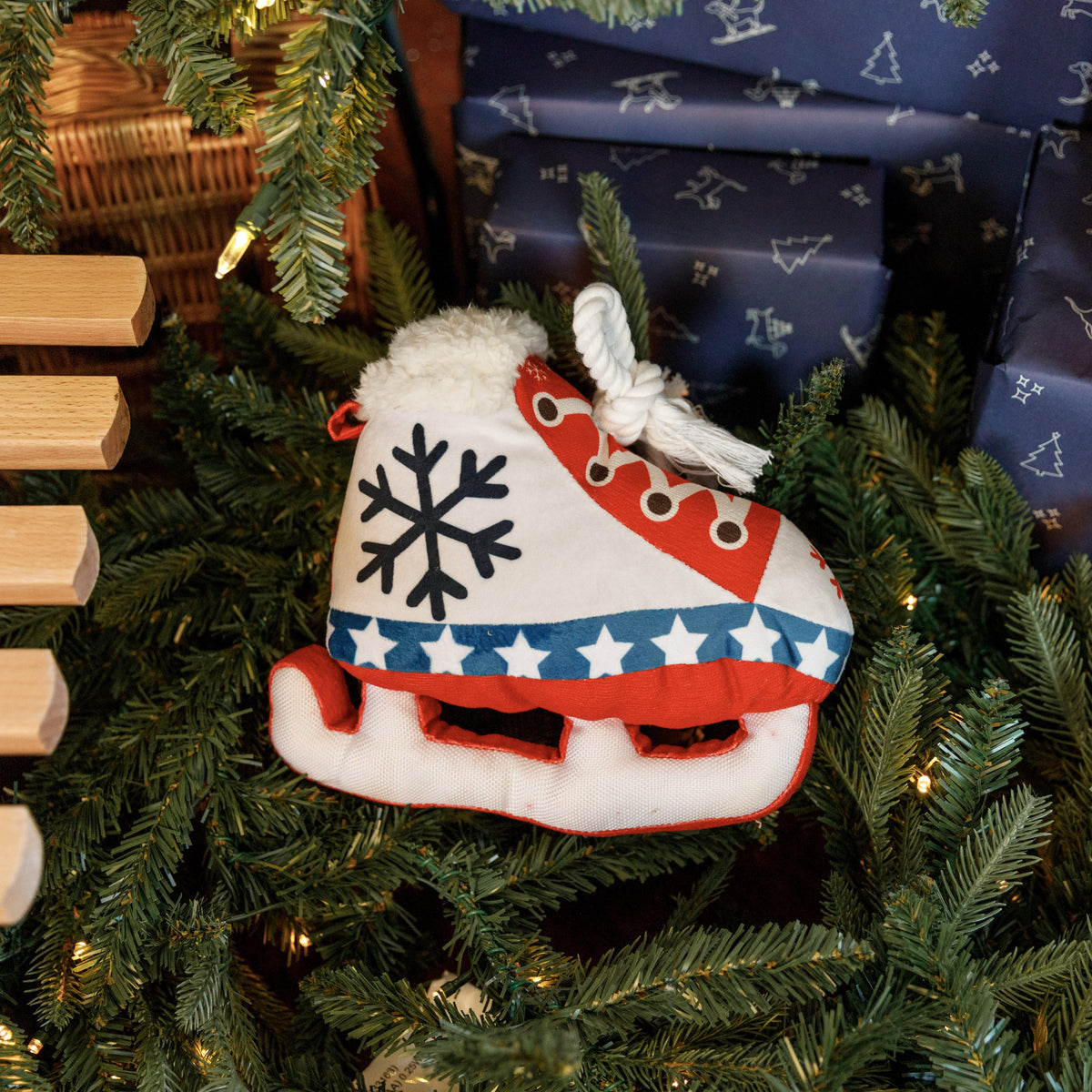 House Of Paws Après Ski Ice Skate Dog Toy