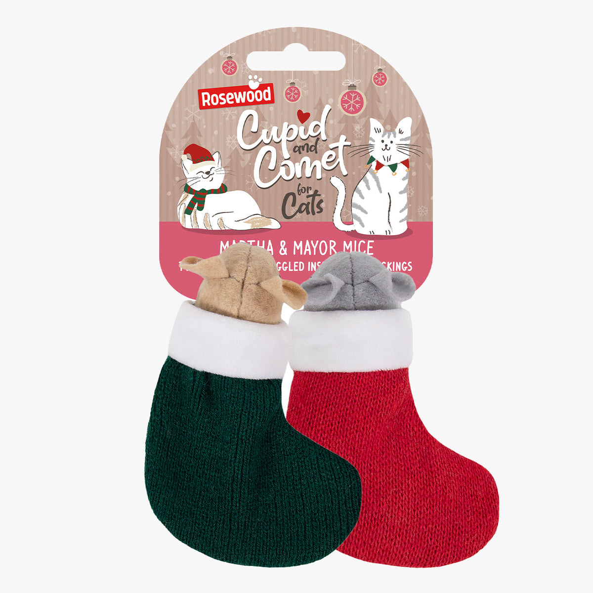 Martha & Mayor Mice Duo Cat Toys