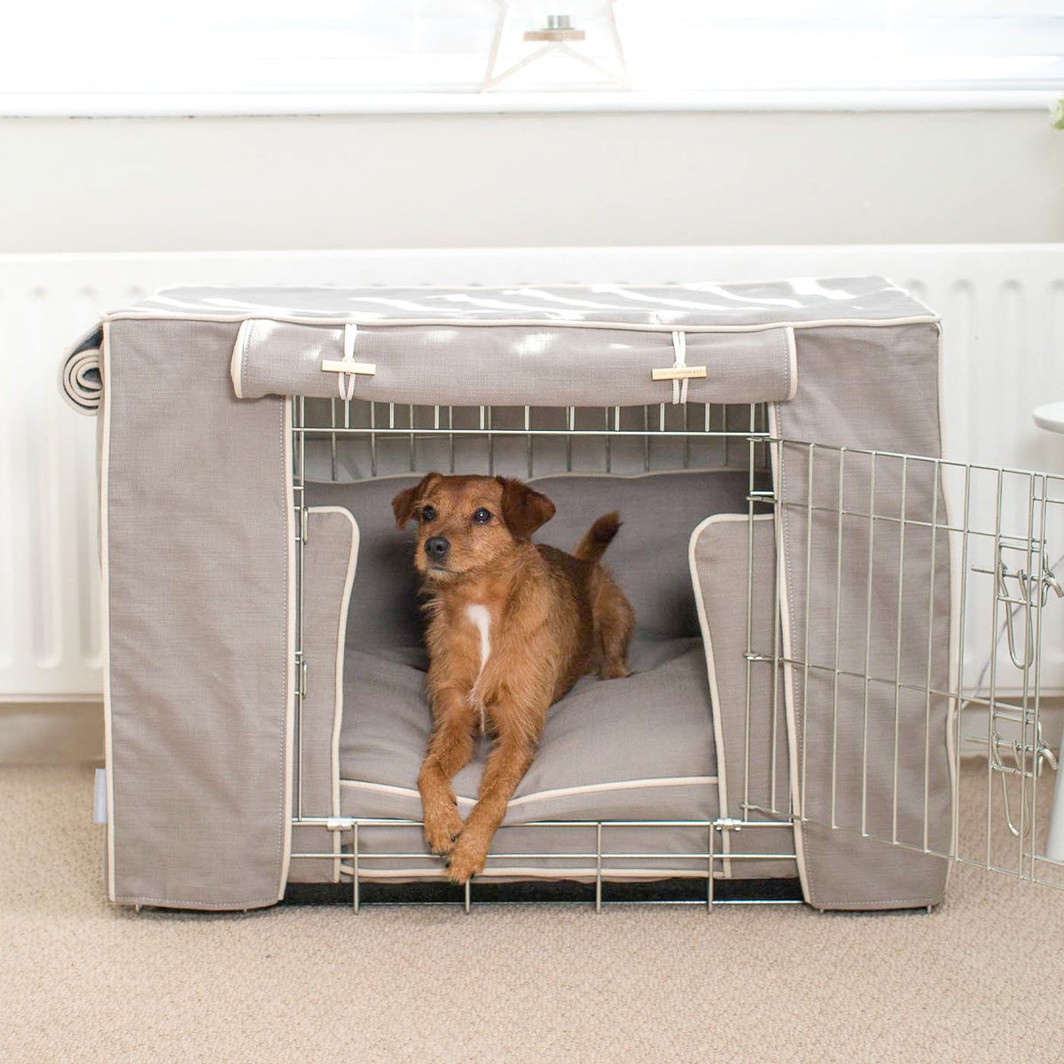 Dog Crate Set in Savanna Stone, view 3