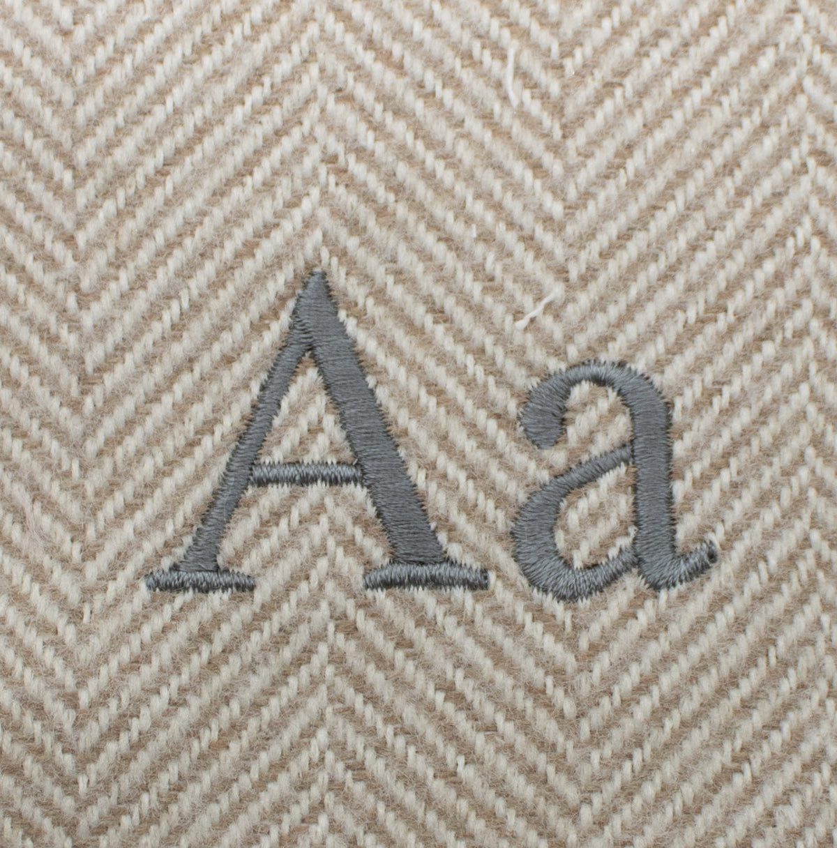 Dog Crate Set In Natural Herringbone Tweed, view 7