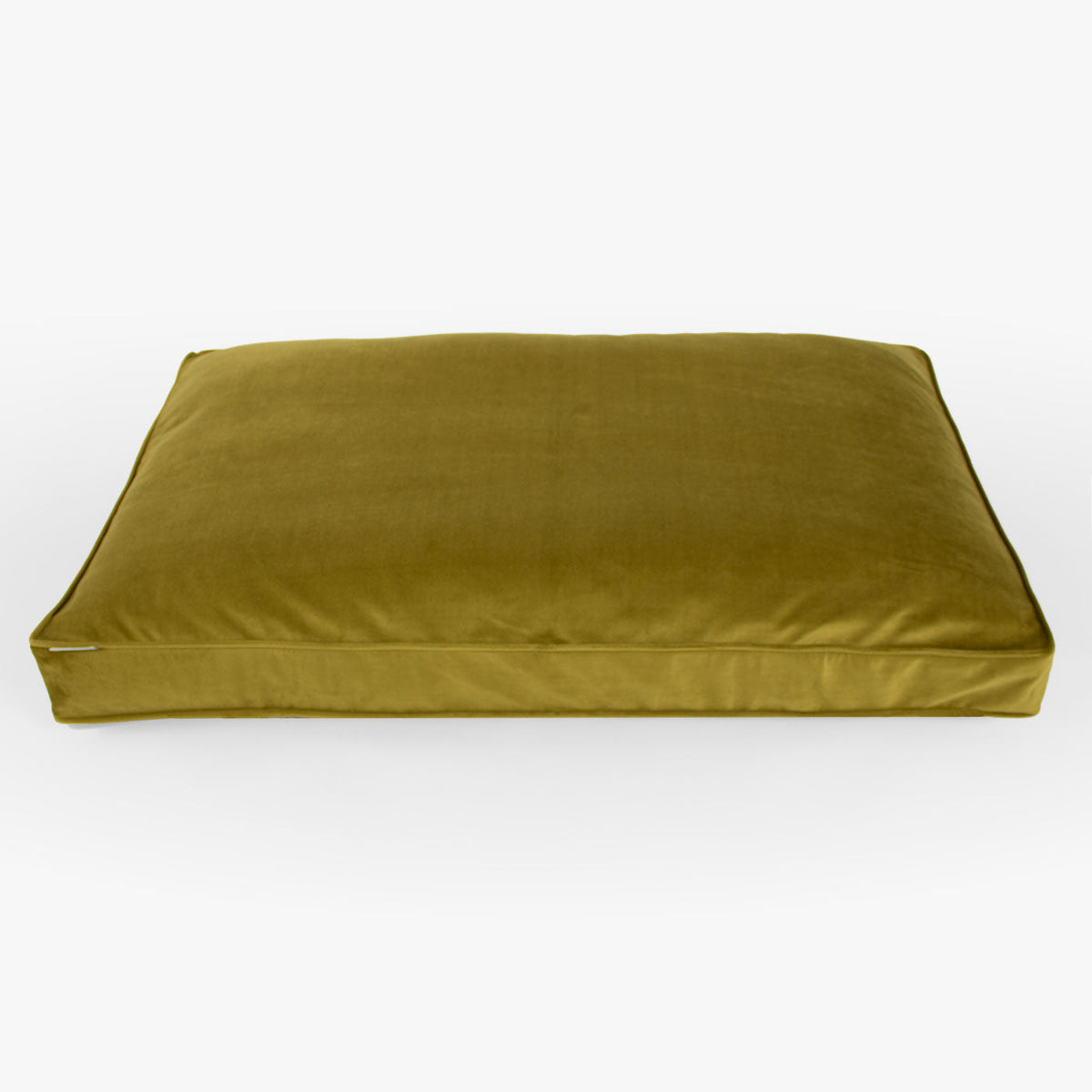 Dog Cushion in Olive Velvet, view 9