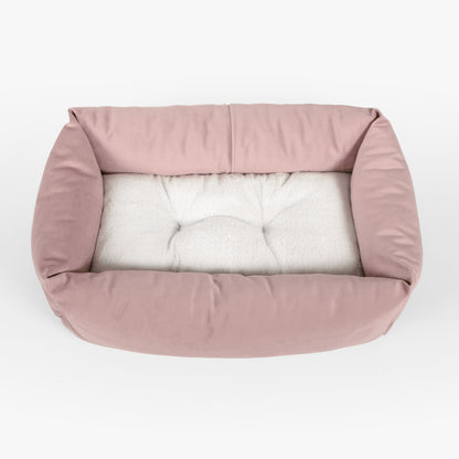Cosy & Calming Puppy Crate Bed With Removable Covers In Blossom Velvet, view 9