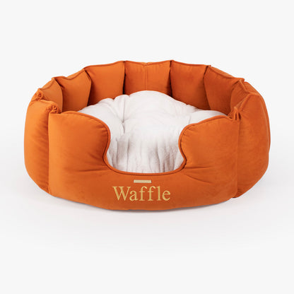 High Wall Bed With Removable Covers in Pumpkin Velvet, view 8