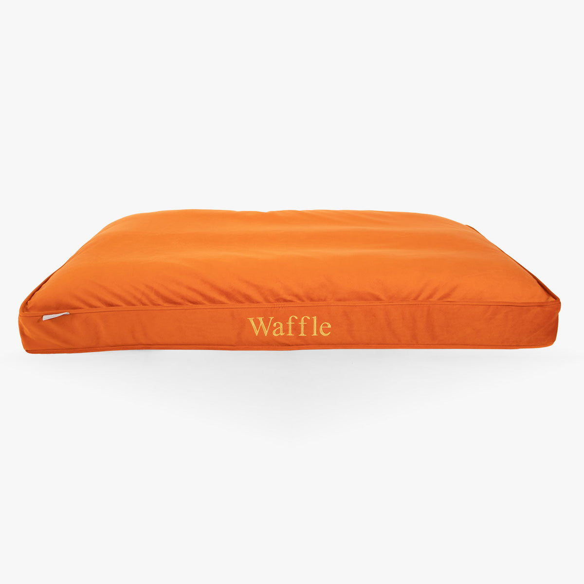 Dog Cushion in Pumpkin Velvet, view 11