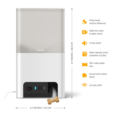 Petcube Bites 2 Lite Interactive Pet Camera With Treat Dispenser, view 6