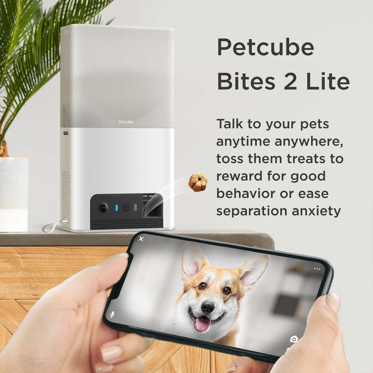Petcube Bites 2 Lite Interactive Pet Camera With Treat Dispenser, view 13