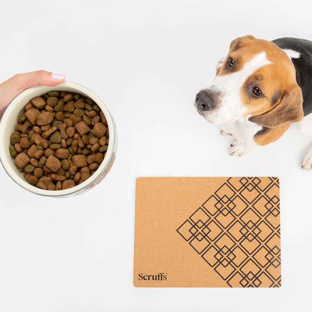 Scruffs Cork Diamond Print Placemat, view 3