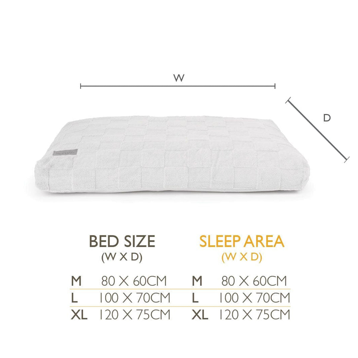 Scruffs Oxford Orthopaedic Camel Dog Mattress, view 4
