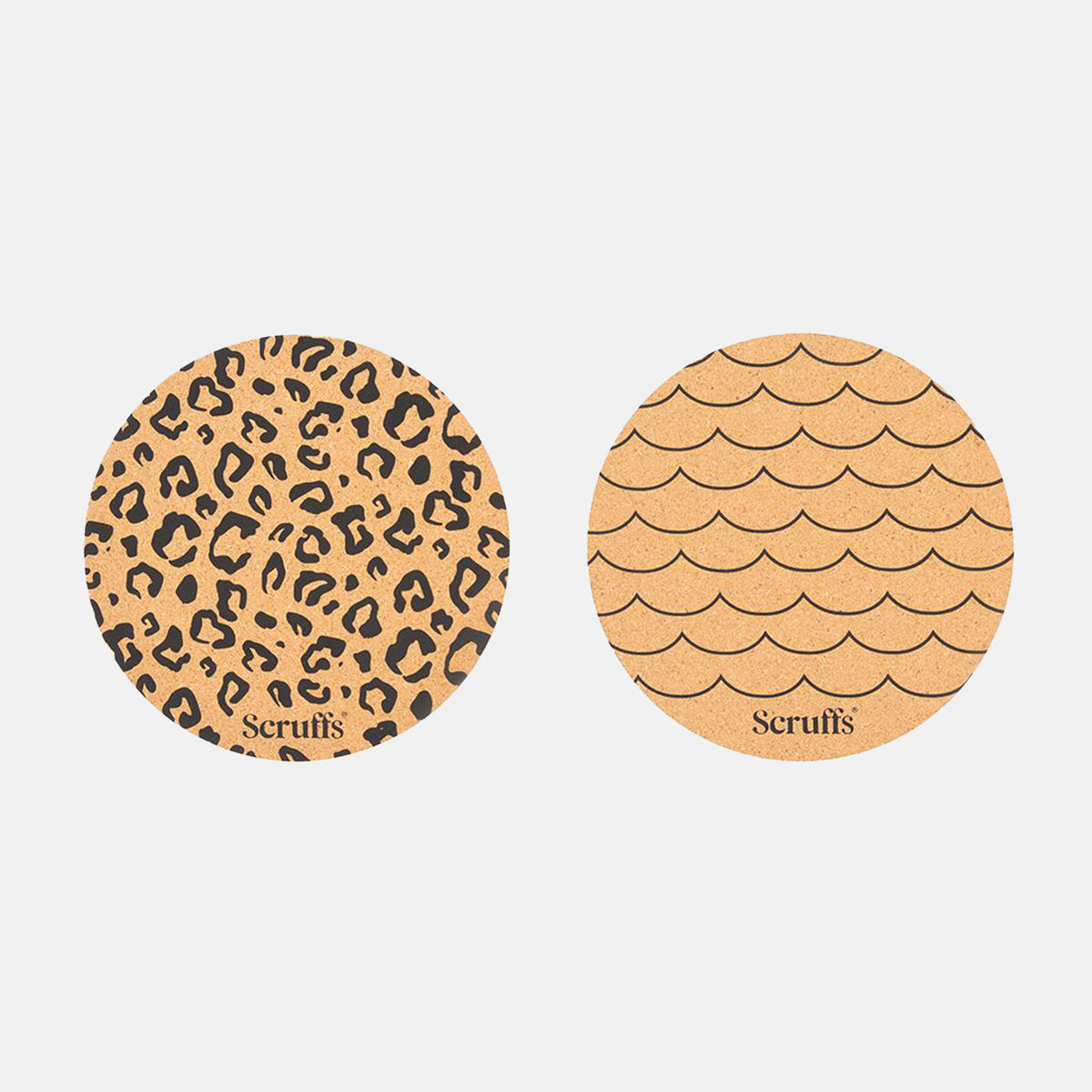 Scruffs Wave & Leopard Cork Placemats - Set of Two, view 4