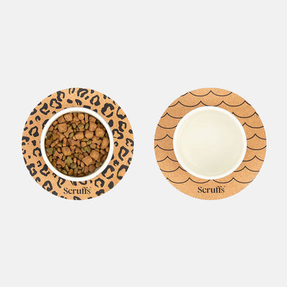 Scruffs Wave & Leopard Cork Placemats - Set of Two, view 3