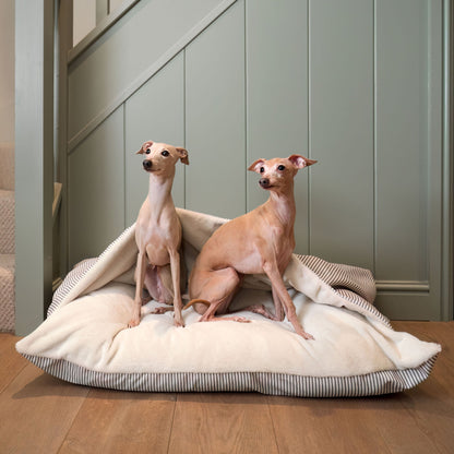 Sleepy Burrows Bed With Removable Cover in Regency Stripe, view 3