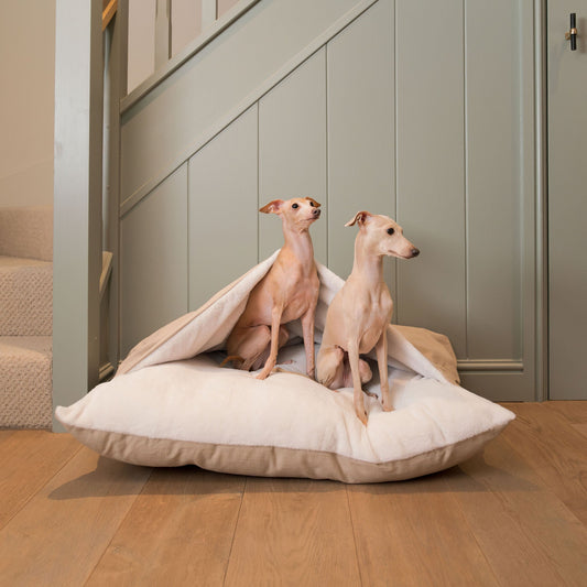 Sleepy Burrows Bed With Removable Cover in Savanna Oatmeal