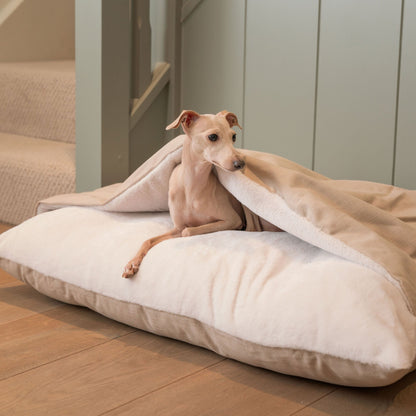 Sleepy Burrows Bed With Removable Cover in Savanna Oatmeal, view 3