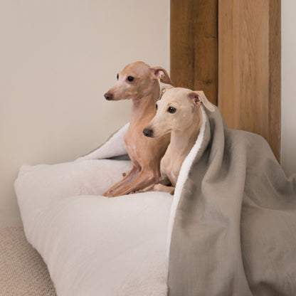 Sleepy Burrows Bed With Removable Cover in Savanna Stone, view 5