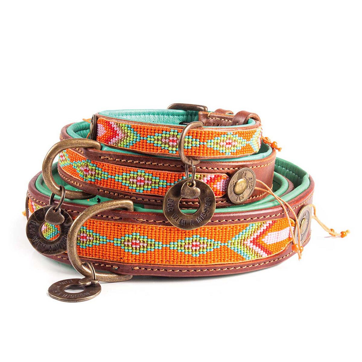 Tiger Lily Dog Collar by DWAM, view 4
