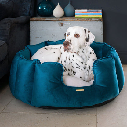 High Wall Bed With Removable Covers in Marine Velvet, view 4