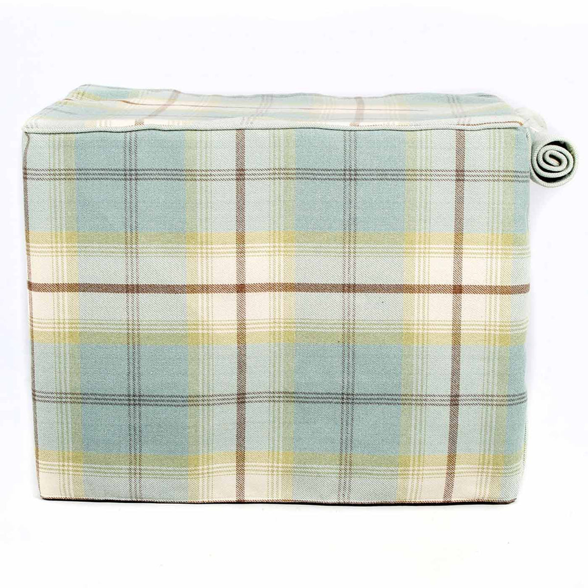 Dog Crate Cover in Balmoral Duck Egg Tweed, view 11