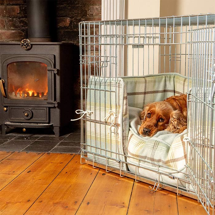 Dog Crate Bumper in Balmoral Duck Egg, view 9