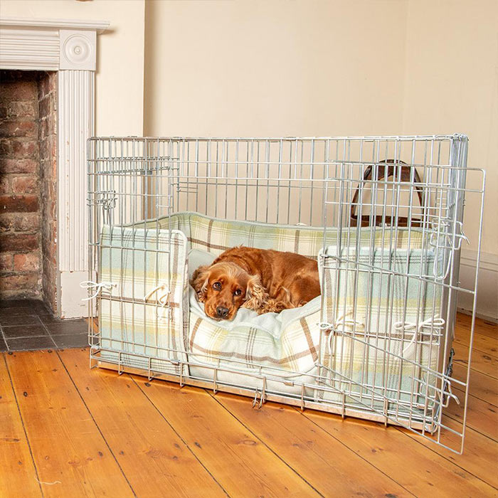 Dog Crate Bumper in Balmoral Duck Egg, view 7