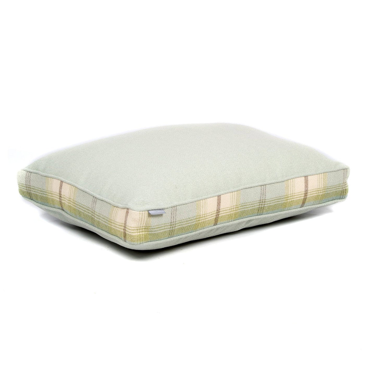 Dog Cushion in Balmoral Duck Egg Tweed, view 13