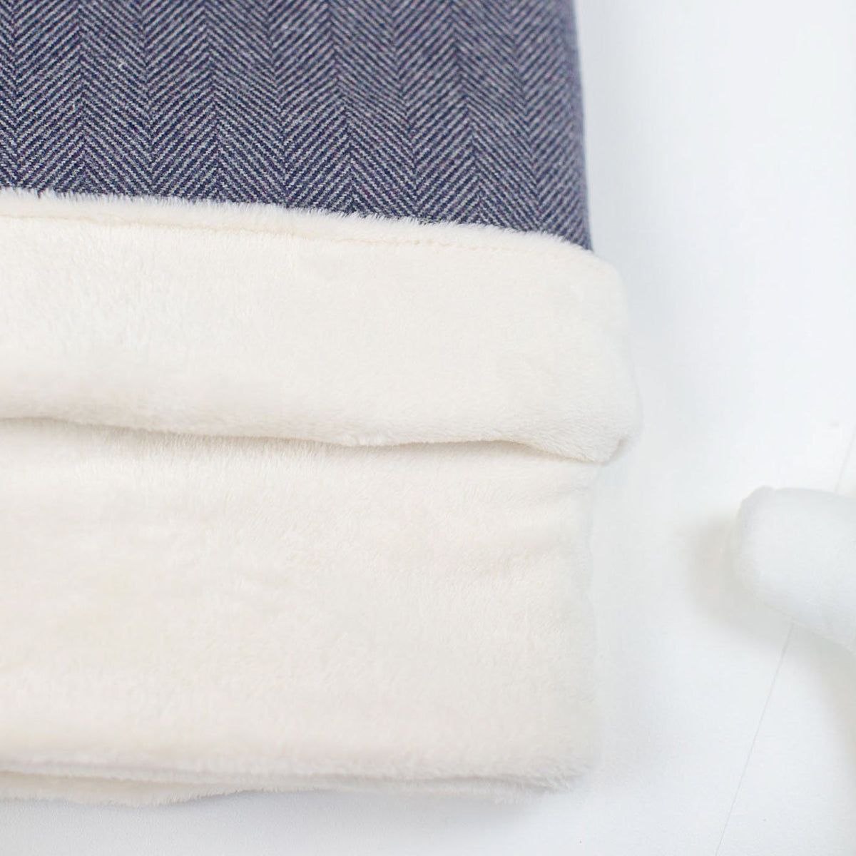 Cat & Kitten Blanket in Herringbone Tweed, view 10