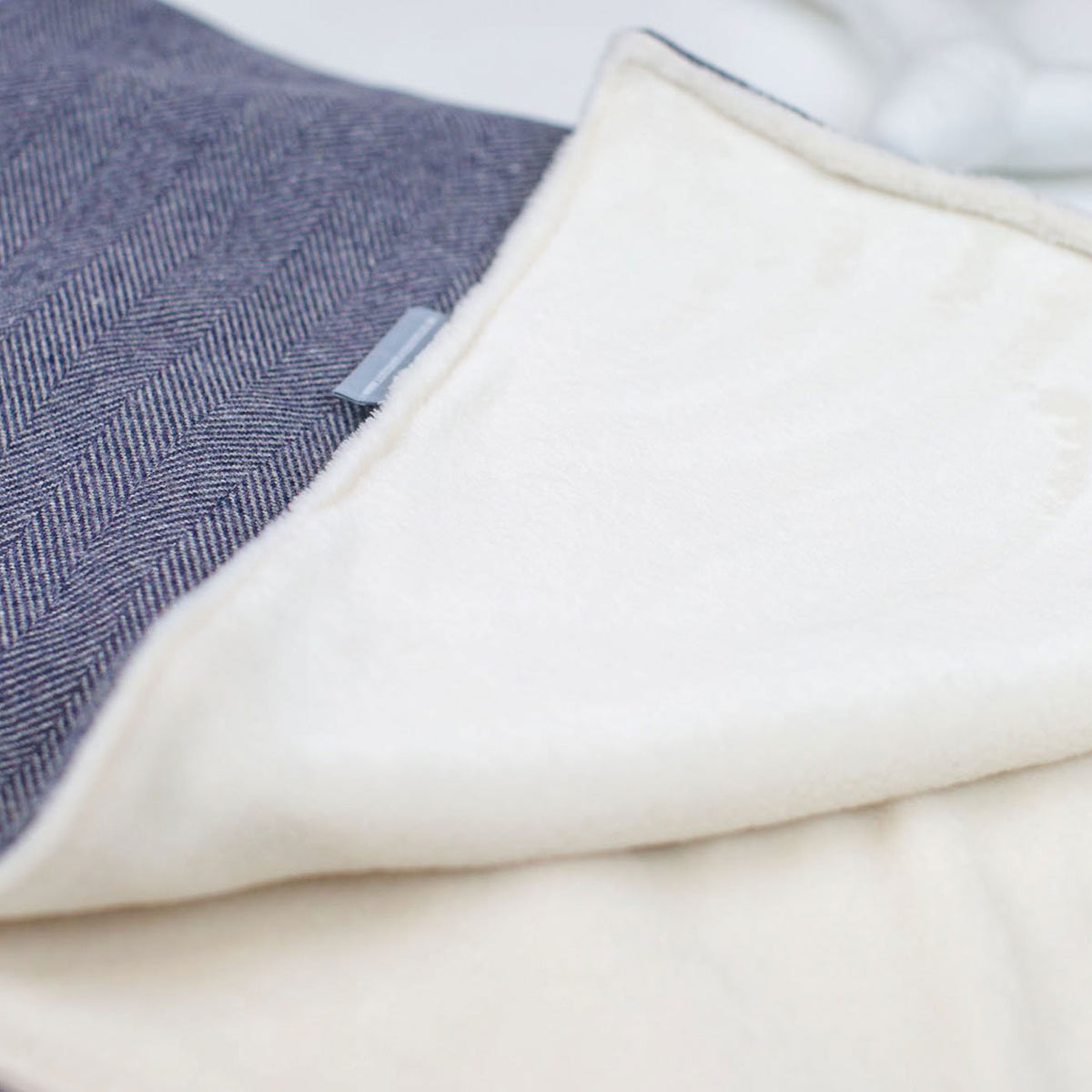 Cat & Kitten Blanket in Herringbone Tweed, view 11