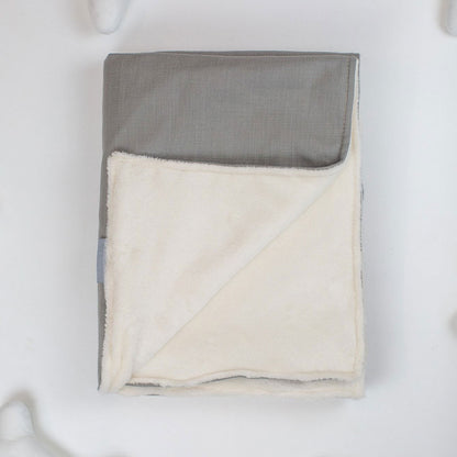 Cat & Kitten Blanket in Savanna Stone, view 2