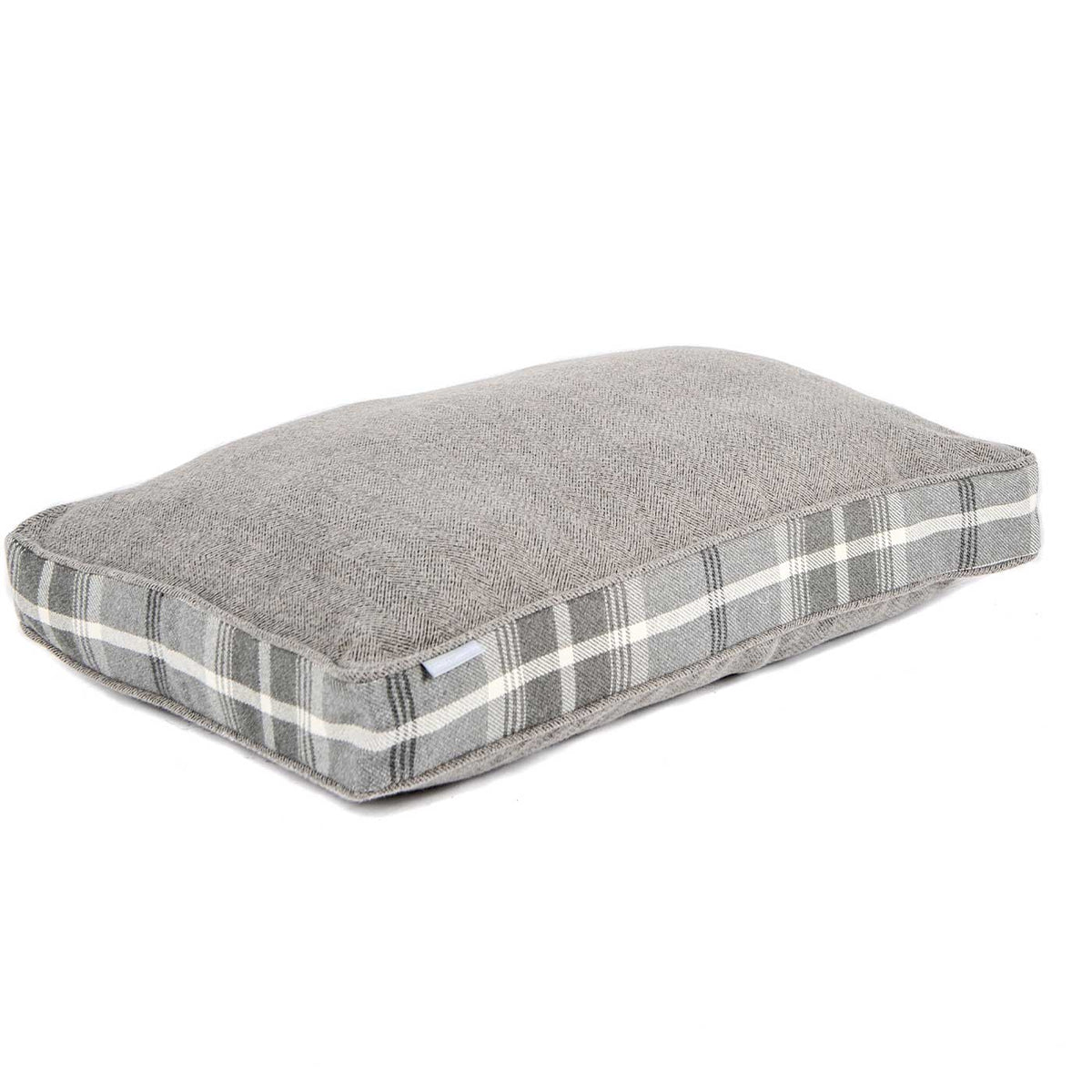 Dog Cushion in Balmoral Dove Grey Tweed, view 12