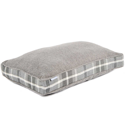 Dog Cushion in Balmoral Dove Grey Tweed, view 12