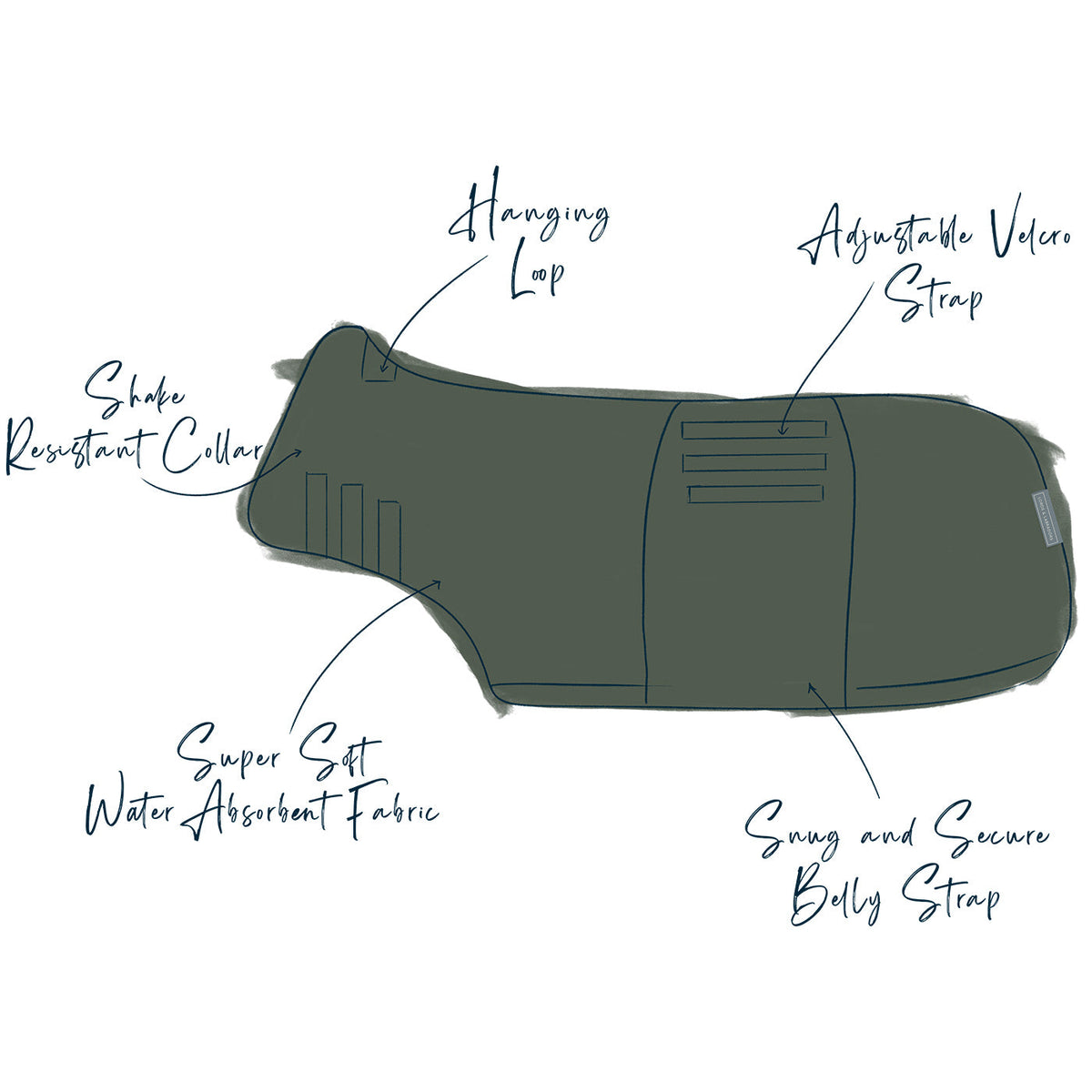 Bamboo Drying Coat in Fir, view 15
