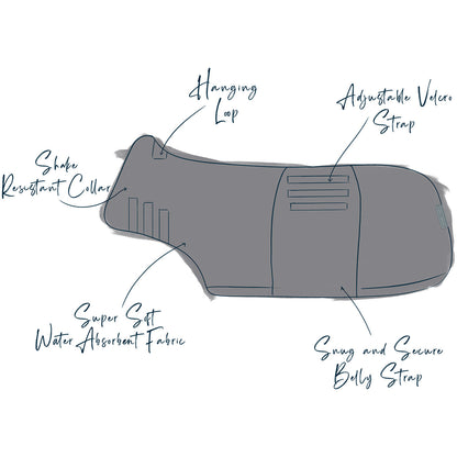 Bamboo Drying Coat in Gun Metal, view 17