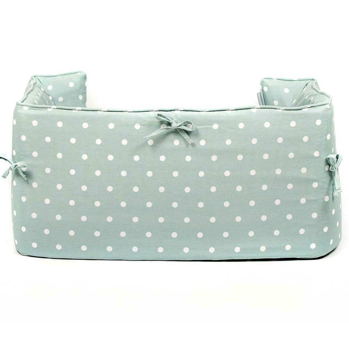 Dog Crate Bumper in Duck Egg Spot, view 13