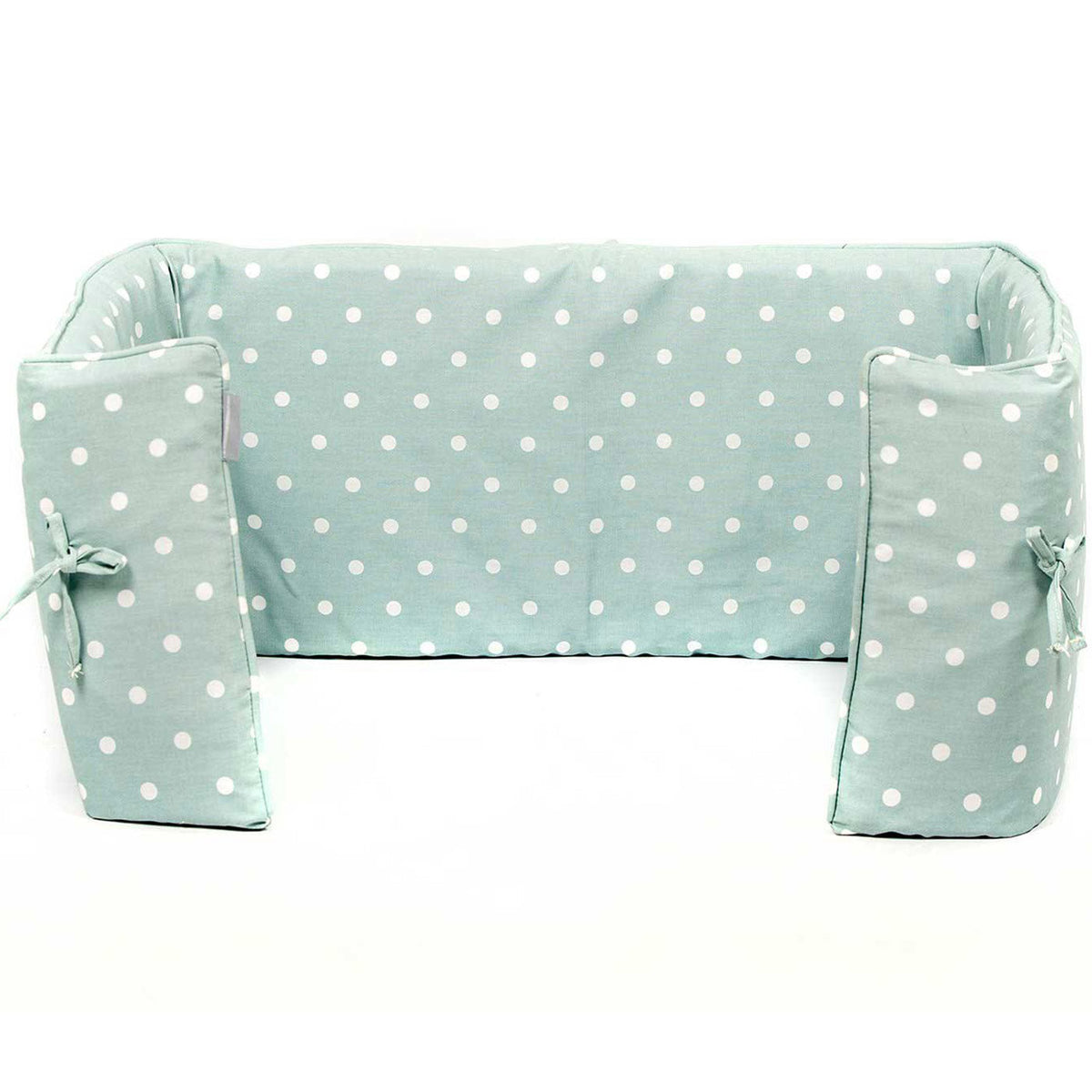 Dog Crate Bumper in Duck Egg Spot, view 11