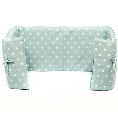 Dog Crate Bumper in Duck Egg Spot, view 11