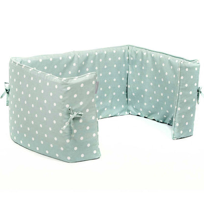 Dog Crate Bumper in Duck Egg Spot, view 12