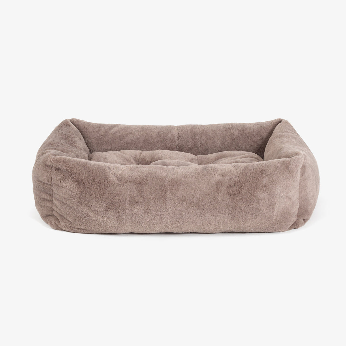 Cosy & Calming Puppy Crate Bed With Removable Covers in Calming Anti-Anxiety Fawn Faux Fur, view 10