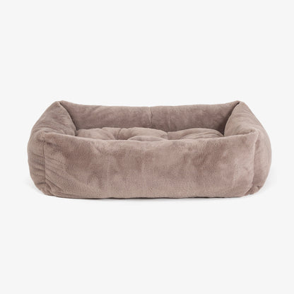 Cosy & Calming Puppy Crate Bed With Removable Covers in Calming Anti-Anxiety Fawn Faux Fur, view 10